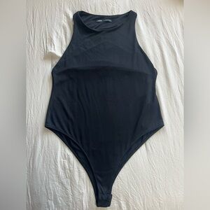 Zara Black Bodysuit Size‎ Large